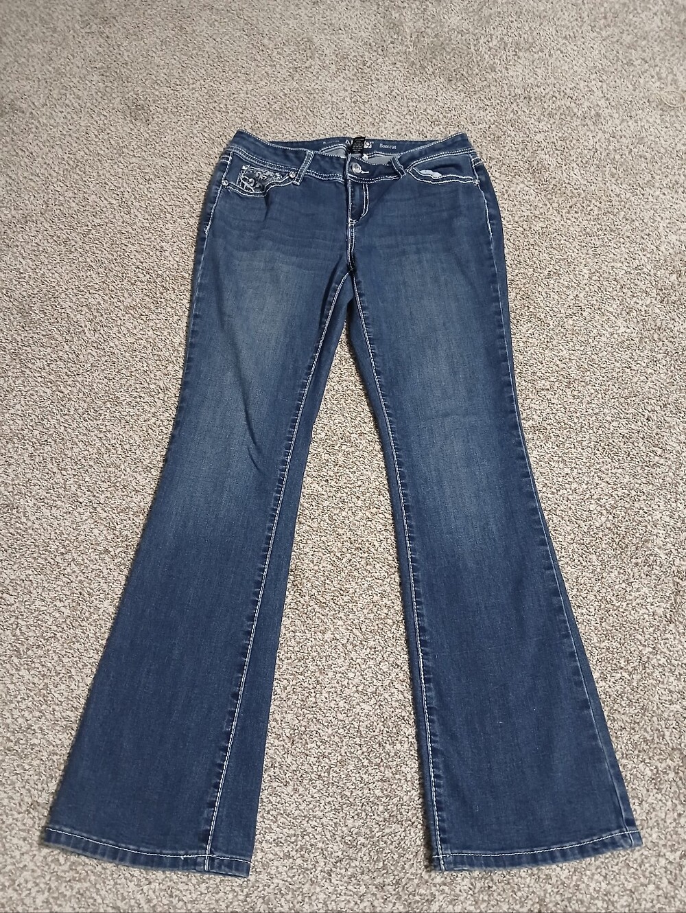 Apt. 9 Women's Dark Blue Boot-Cut Jeans‎